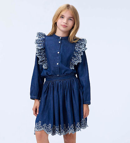 Jupe Molo - Denim - Bitta - Oak Broderie