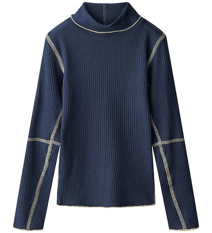 Molo Blouse - Rib - Rennie - Galaxy Blue