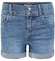 Kids Only Shorts - CookCarmen - Medium+ Blue Denim