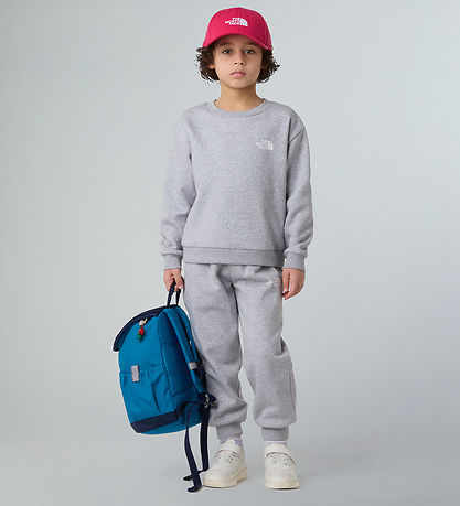 The North Face Sweatset - Light Grey Heather m. Logo