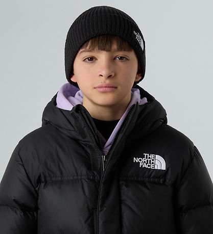 The North Face Muts - Gebreid - Rib - Kids - Zwart m. Logo