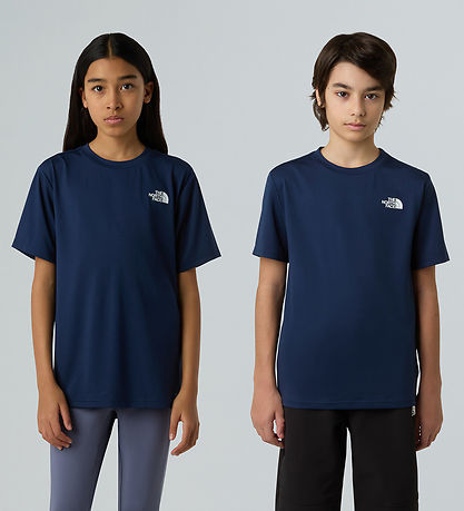 The North Face T-shirt - Teen New 24/7 - Summit Navy w. Logo