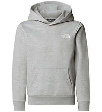The North Face Hoodie - Tonårs Enkel Kupol - Ljusgrå