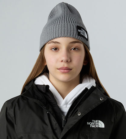 Bonnet The North Face - Tricoté - Rib - Kids - Medium+ Grey Heat
