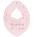 Pippi Teething Bib - Pointy - Lightrose