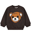 Molo Sweatshirt - Schijf - Teddy Friend - Dark Cocoa