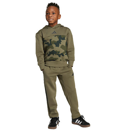 adidas Performance Sweat Set - Camouflage - Olistr/White