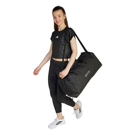 adidas Performance T-shirt - Cropped - Black/White