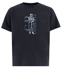 C.P. Company T-shirt - Total Eclipse Blue m. Tryck