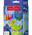 Faber-Castell Markers - 10+3 pcs - Dinosaur - Metallic