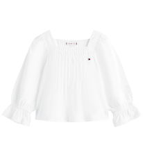 Tommy Hilfiger Bluse - Broderie Anglaise - White