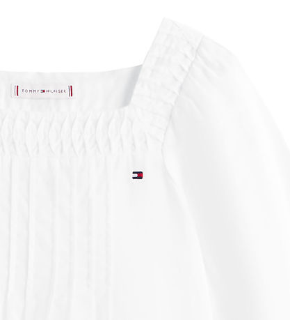 Tommy Hilfiger Bluse - Strickerei Anglaise - White