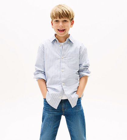 Tommy Hilfiger Shirt - Multi Stripe - Breezy Blue