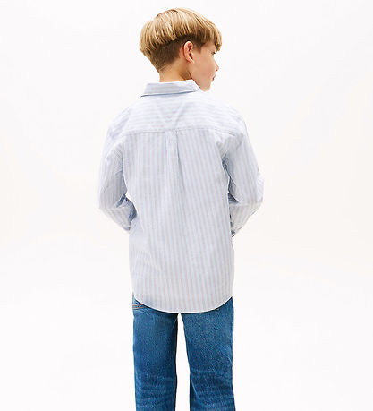 Tommy Hilfiger Shirt - Multi Stripe - Breezy Blue