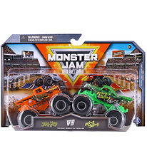 Monster Jam Truck - 1:64 - 2-pack - Bok Gris/King Slinga