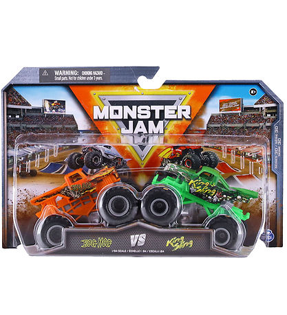 Monster Jam Truck - 1:64 - 2-Pack - Book Hog/King Sling