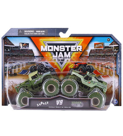 Monster Jam Truck - 1:64 - 2-Pack - Shaker/Soldier Fortune