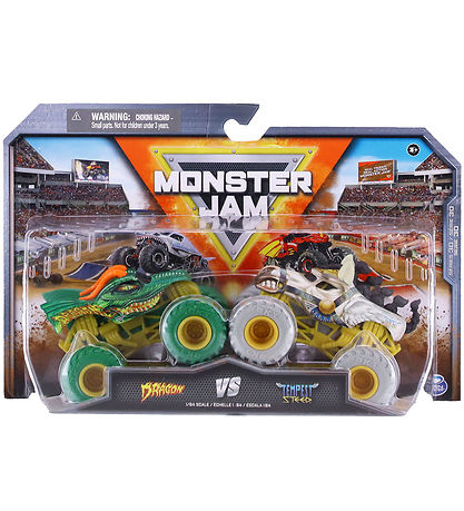 Monster Jam Truck - 1:64 - 2-pack - Drake/Tempest-häst