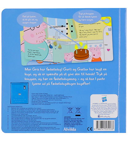 Alvilda Buch m. Tönen - Peppa Wutz m. Geburtstagslied