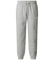 The North Face Sweatpants - Jogger - Light Grey Heather w. Logo