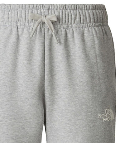The North Face Sweatpants - Jogger - Light Grey Heather w. Logo