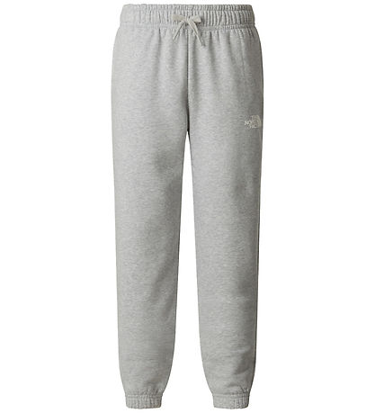 The North Face Sweatpants - Jogger - Light Grey Heather w. Logo
