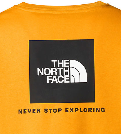 The North Face Sweatshirt - Reg Crew - Top Gold m. Print