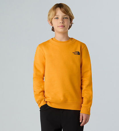 The North Face Sweatshirt - Reg Crew - Top Gold m. Print