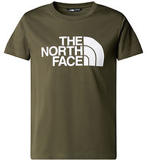 The North Face T-shirt - Easy - Ny Taupe Green m. Logo