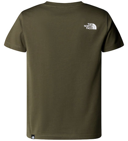 The North Face T-shirt - Easy - Ny Taupe Green m. Logo