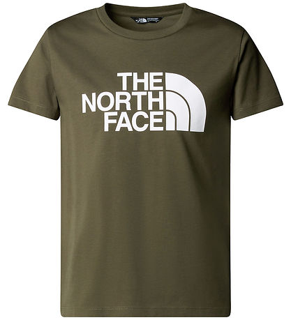The North Face T-shirt - Easy - Ny Taupe Green m. Logo