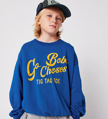 Bobo Choses Sweatshirt - Go Bobo - Blau