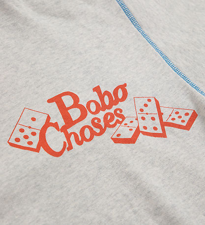 Bobo Choses Sweatshirt - Dominos - Light Heather Grey
