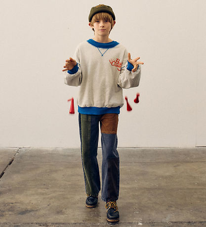 Bobo Choses Sweatshirt - Dominos - Light Heather Grey