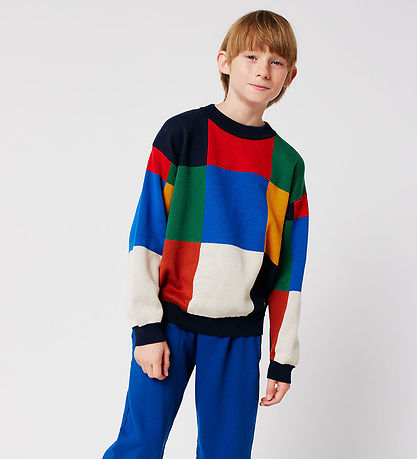 Bobo Choses Bluse - Strick - Mehrfarbige Kacheln