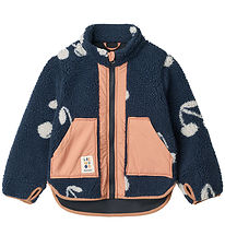 Liewood Fleecejacka - Noam - Cherry Blossom/Classic Navy