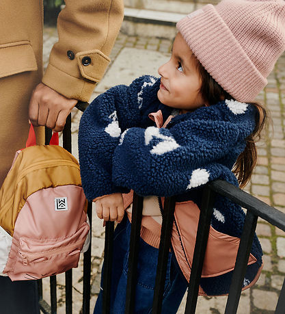 Liewood Fleece Jacket - Noam - Cherry Blossom/Classic Navy