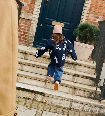 Liewood Fleece Jacket - Noam - Cherry Blossom/Classic Navy