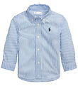 Polo Ralph Lauren Shirt - Slim Fit - Blue/White Striped