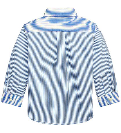 Polo Ralph Lauren Overhemd - Slim Fit - Blauw/Wit Gestreept