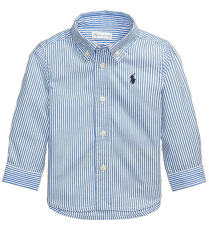 Polo Ralph Lauren Overhemd - Slim Fit - Blauw/Wit Gestreept