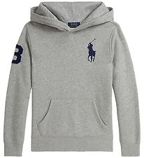 Polo Ralph Lauren Hoodie - Andover Heather m. Marinblå