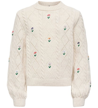 Kids Only Blouse - Knitted - KogFlower - Tofu/Flowers Packing