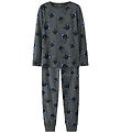 Name It Pyjama Set 2 Parts - NkmNight - Dark Grey Melange