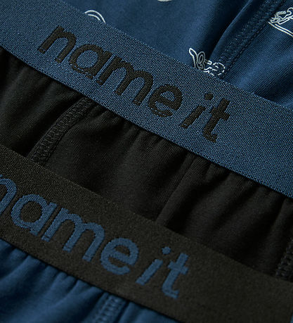 Boxers Name It - Noos - NkmBoxer - 3 Pack - Titan/Noir