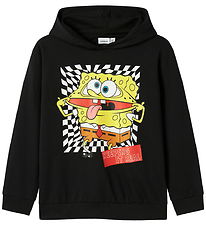 Name It Hoodie - NkmJohano - Spongebob - Black