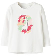 Name It Tröja - NmfVix - Bright White/Cool Dino