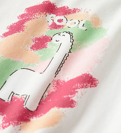 Name It Blouse - NmfVix - Bright White/Cool Dino