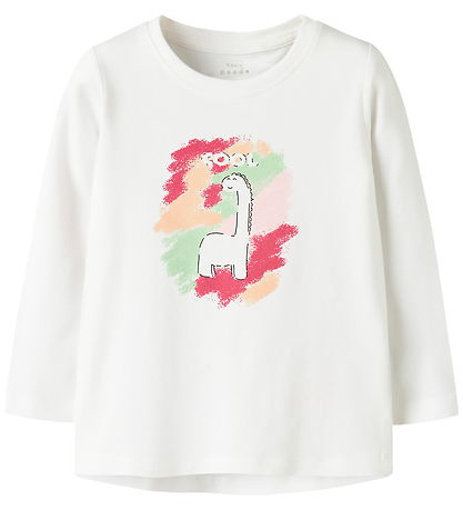 Name It Blouse - NmfVix - Bright White/Cool Dino