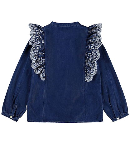 Molo Skjorta - Denim - Raphaella - Oak Broderi